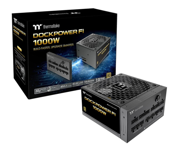 Thermaltake Dockpower FI 1000W 80 Plus Gold modular ATX3.1 Gen5 - 1608673 - zdjęcie